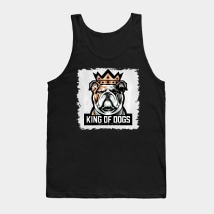 American Bulldog, The King Of Dogs Tank Top